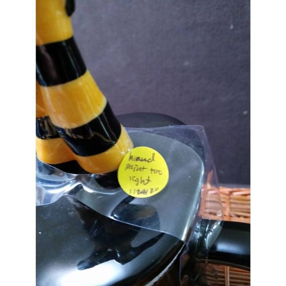 Rae Dunn by Magenta HOCUS POCUS Decorative‎ Mug With Witch Legs Lid Black - Picture 4 of 6